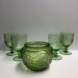 Goblets with candy dish!